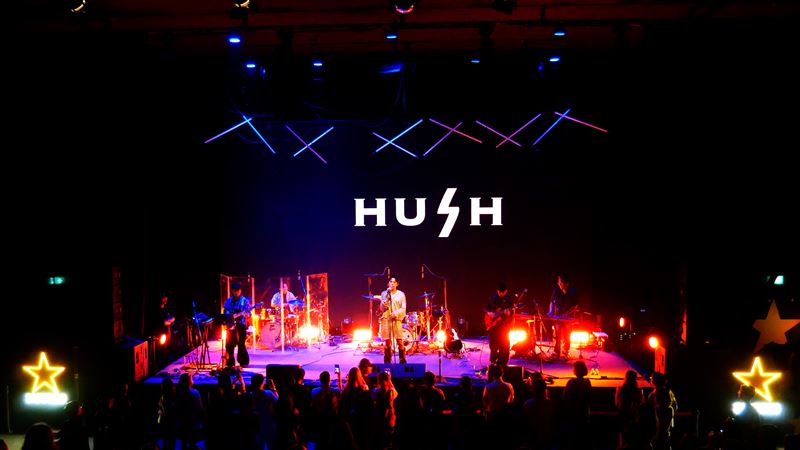 HUSH演出擄獲台下歌迷。（圖／lido提供）