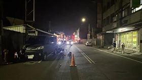 苗栗縣苑裡鎮28日發生一起死亡車禍。（圖／翻攝畫面）