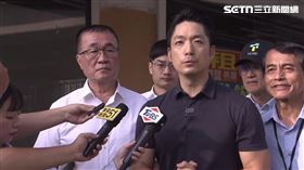 蔣萬安視察公館圓環拆除後，第一個上班日。（圖／翻攝畫面）