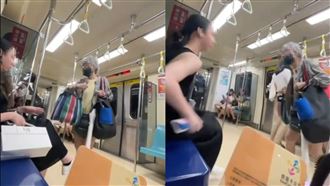 逼讓座被踹飛…台大教授曝白髮婆真實身分