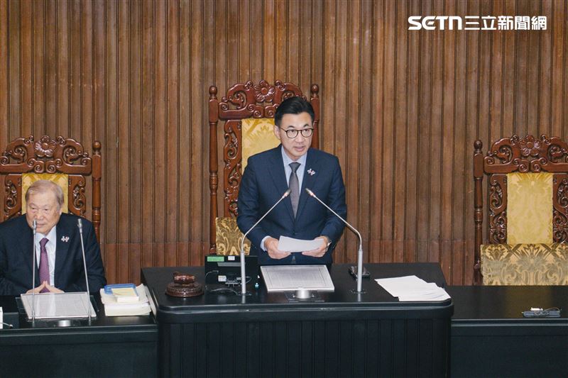江啟臣宣布，審計長陳瑞敏人事同意權案通過。（圖／記者楊士誼攝影）