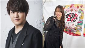 石川界人（左）娶回內田真禮（右）。（圖／翻攝自X）