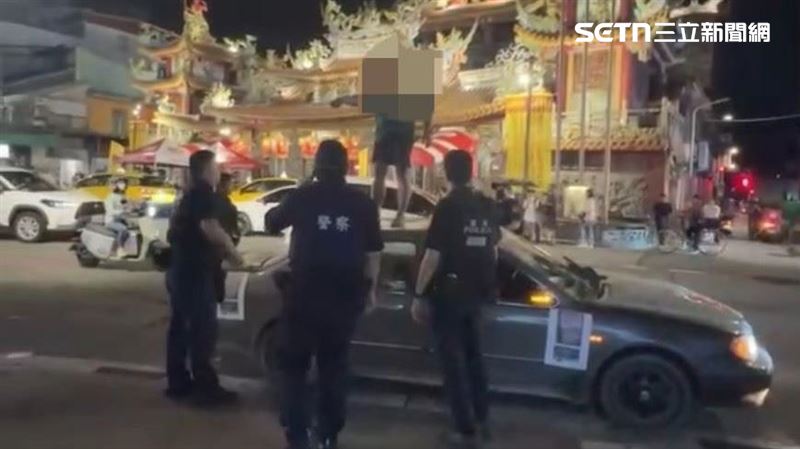 北市男違停饒河夜市　遇開單爬車頂辱罵警