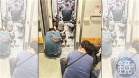 不少超人們在支援花蓮光復災區後，滿身疲憊與淤泥搭乘台鐵北上返家。（圖／鏡週刊提供）