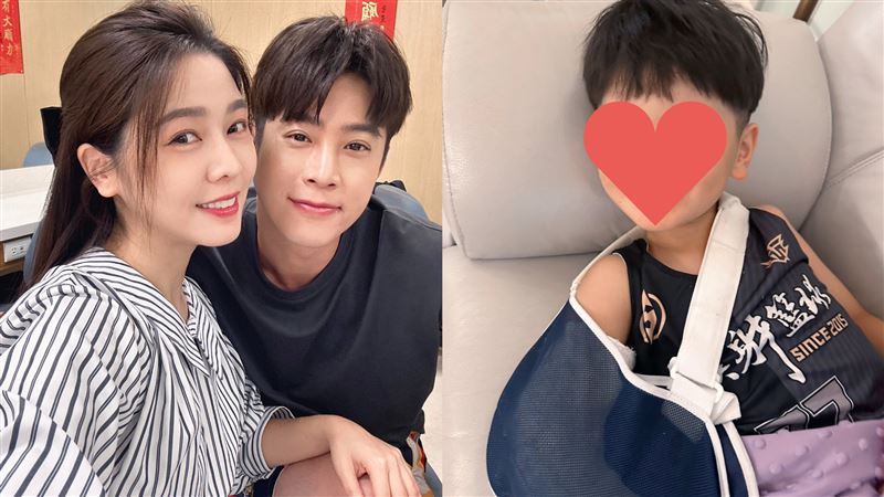 6歲兒被絆倒右手骨折　白家綺心疼曝經過