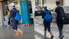 早產兒行動不便…仍衝花蓮當救援超人　暖心一幕感動70萬人：好想哭。（圖／hedula_tw授權提供、翻攝自Threads）