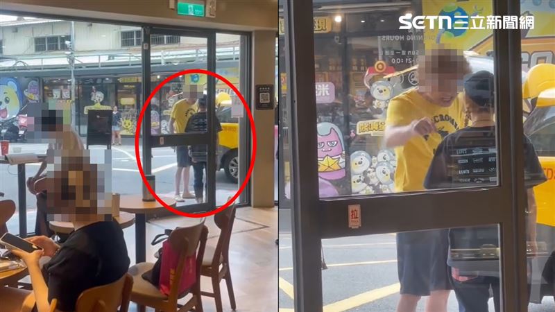 奧客不滿佔位被糾正，飆罵路易莎員工長達2分鐘。(圖／讀者授權提）