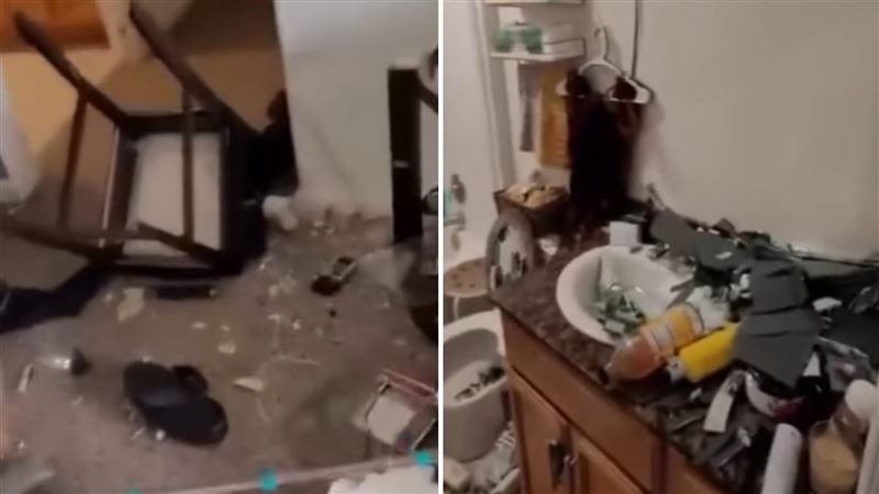 一位12歲男孩不滿手機被沒收，一氣之下在家中亂砸。（圖／翻攝自IG）