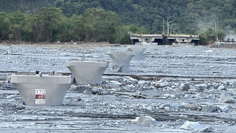 馬太鞍溪災後地形劇變 崩塌最深403公尺