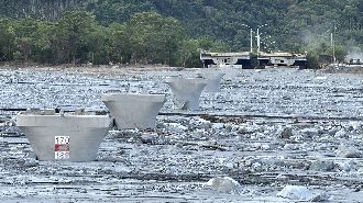 馬太鞍溪災後地形劇變　崩塌最深403公尺