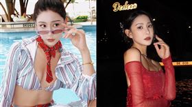 中國短劇演員許子吟。（圖／翻攝自微博）