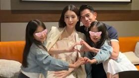 郭富城（右）妻子方媛（左）傳出提前生產。（圖／翻攝自方媛IG）