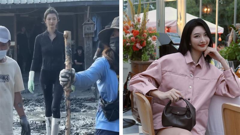 災區正妹是國際名模！吳宜樺1句打臉酸民