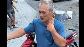 花蓮,光復鄉,阿公,拖鞋,堰塞湖,馬太鞍。（圖／翻攝畫面）