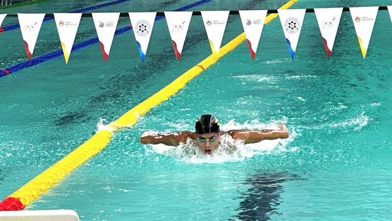 王星皓在男子200混摘銀。（圖／游泳協會提供）