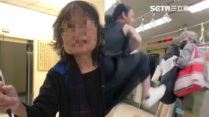 曾姓婦人爭議連連，除了是中研院蟑螂，捷運攻擊孕婦，又大鬧超商遭逮，還有多項前科。（圖／讀者提供）