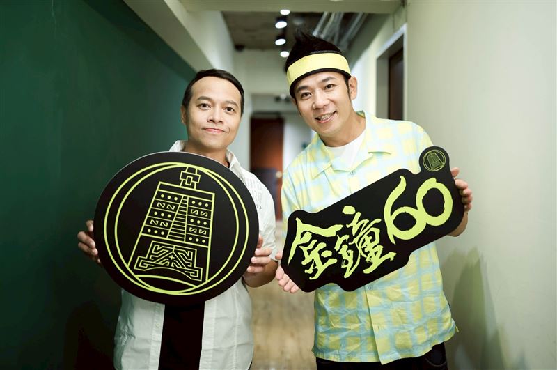 香蕉哥哥與林昶甫（阿猴）主持兒少節目（圖／記者鄭孟晃攝）