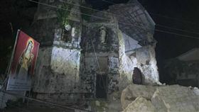 百年聖殿因強震倒塌。（圖／翻攝自X平台 @geotechwar）