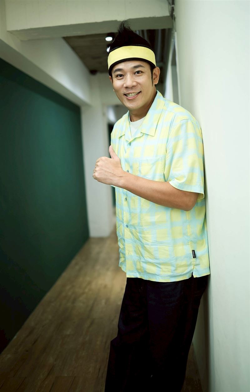 香蕉哥哥（林掄元）跟年輕時差距不大（圖／記者鄭孟晃攝影）