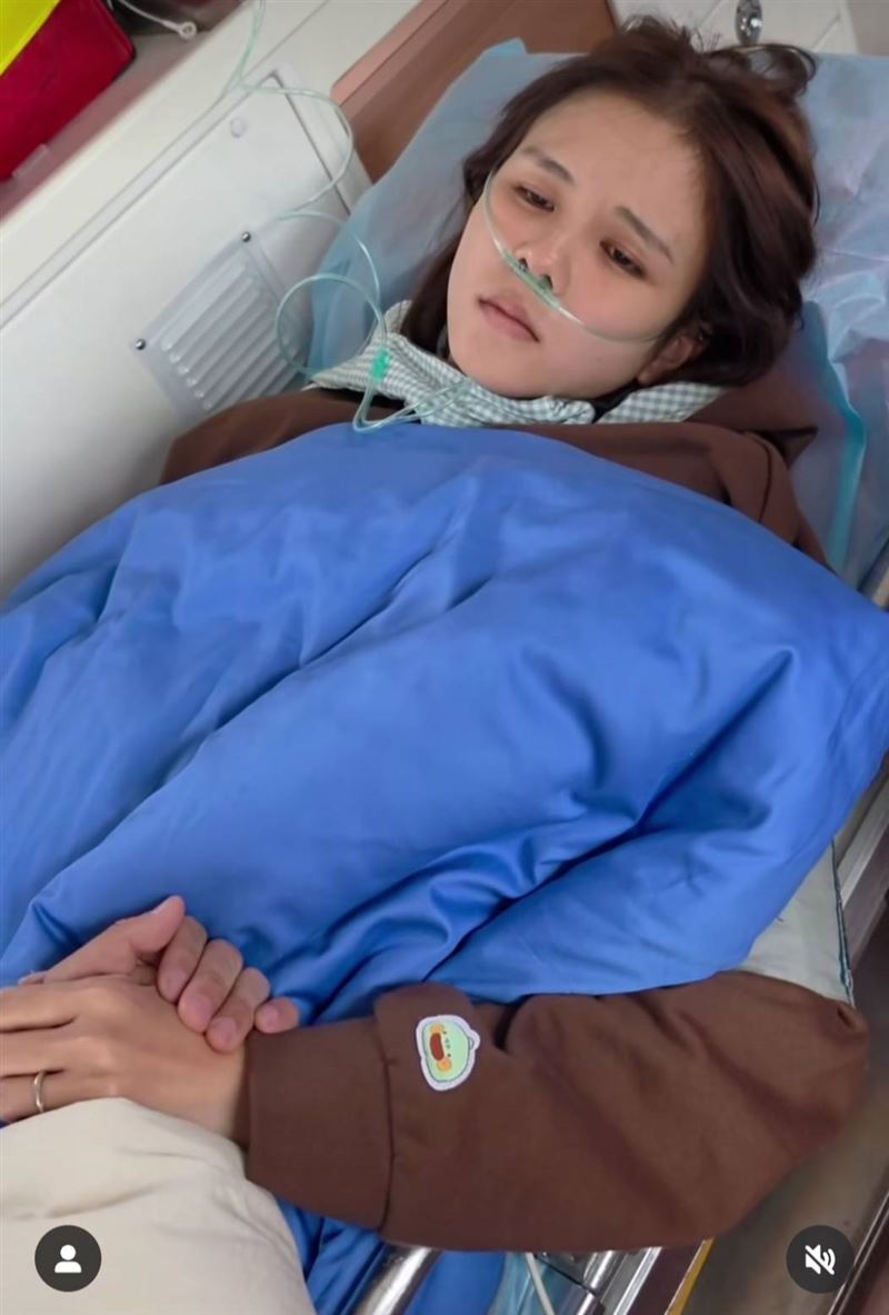 舒森一臉憔悴。（圖／翻攝自常勇IG）