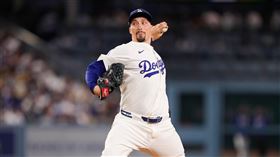 史奈爾（Blake Snell）外卡首戰先發7局飆9K。（圖／美聯社／達志影像）