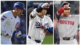 3位日籍強打鈴木誠也、大谷翔平和吉田正尚都敲出團隊首分。（圖／美聯社／達志影像）
