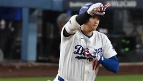 大谷翔平外卡G1單場雙響砲。（圖／美聯社／達志影像）