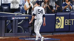 洋基在美聯外卡賽Game1主動換投釀敗。（圖／美聯社／達志影像）