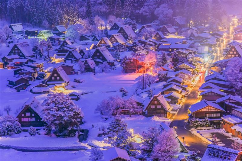 日本白川鄉合掌村。（圖／品牌業者提供）