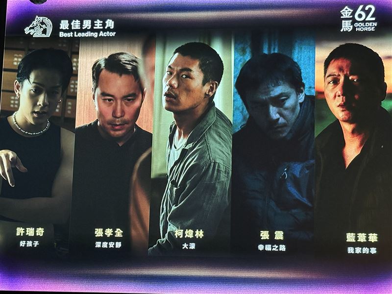 最佳男主角入圍名單相當精彩