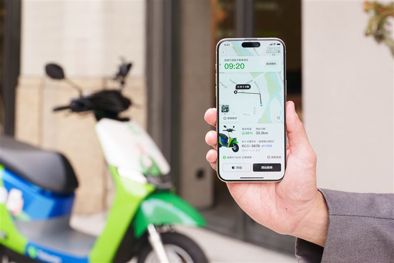LINE GO 共享機車涵蓋五大城市，支援隨租隨還，滿足單向短程或跨城旅遊等多元情境。（圖／品牌業者提供）