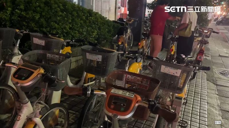 北市YouBike爆故障。（圖／翻攝畫面）