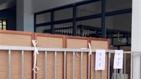 女子在檢疫更一站換衣服時遭到偷窺。（圖／網友Threads@zoe_020444提供）