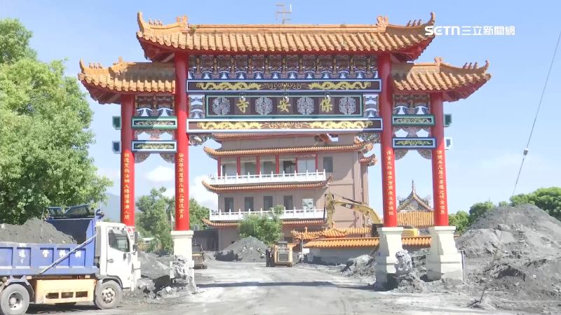 重型機具進駐，希望盡快恢復家園樣貌