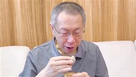 柯文哲說，他連監獄裡面的飯都可以吃完，「你就知道有多厲害」。（圖／翻攝自柯文哲YouTube頻道）