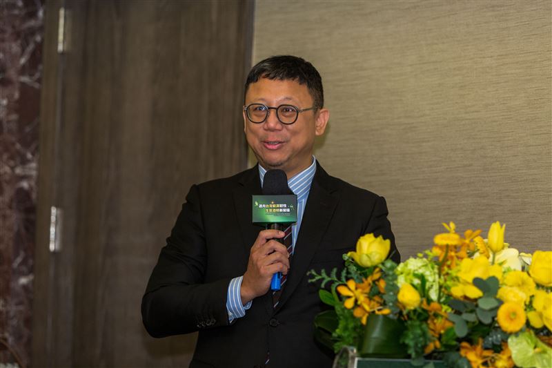 經濟部主任秘書莊銘池表示，台灣應可積極推動生質酒精應用。（圖／美國穀物暨生質產品協會提供）