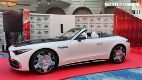 Mercedes-Maybach SL 680 Monogram Series敞篷跑車。（圖／鍾釗榛攝）