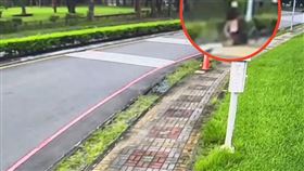 屏科大,學生,自撞,過彎,體育館（圖／翻攝畫面）