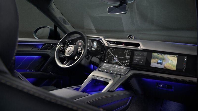 保時捷史上最大　雙曲面螢幕科技座艙曝光