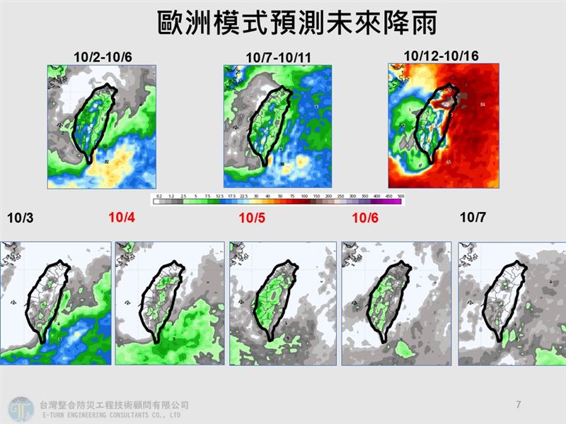 下週三（8日）有受今年第一波微弱東北季風影響的機率，午後台南以南及宜蘭有零星短暫雨。（圖／翻攝自賈新興臉書）