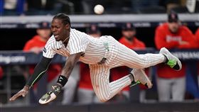 洋基外卡G2以4：3險勝紅襪。（圖／美聯社／達志影像）