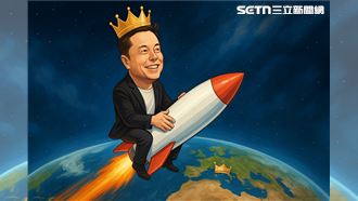 地球首富再進化！史上最強男馬斯克　財富突破5000億美元　全靠2原因（示意圖／AI生成）