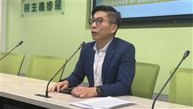 民進黨立法院黨團幹事長鍾佳濱召開輿情回應記者會。（圖／記者劉秀敏攝影）
