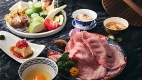 火鍋愛馬仕「橋山壽喜燒」中秋A5和牛奢饗。（圖／橋山壽喜燒提供） 