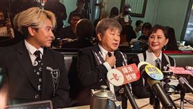 歐弟（左起）、胡瓜、陳亞蘭出席新節目記者會（圖／記者鍾智凱攝影）