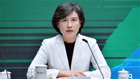 行政院副院長鄭麗君今(2)日說明台美第五輪實體磋商進度。（圖／行政院提供）