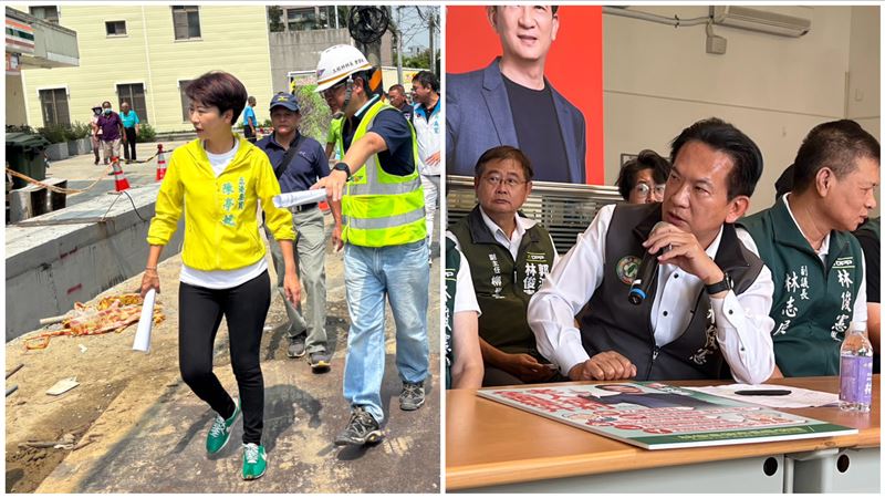 選情升!林俊憲端牛肉顧長者 陳亭妃跟進