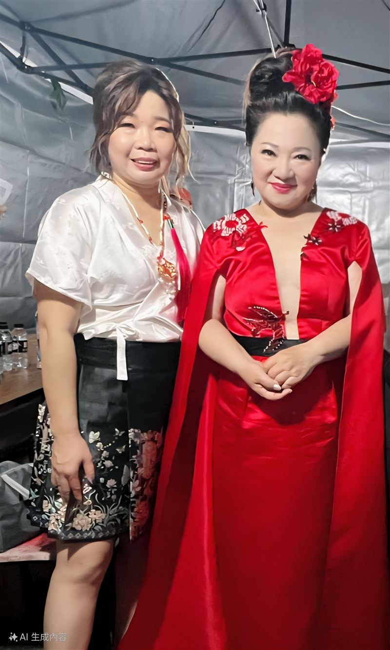 陳衣宸舉辦聖母媽祖巡迴演唱會白冰冰受邀主持。（圖／愛奇樂提供）