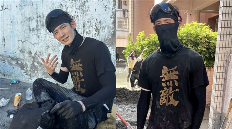 波特王前往花蓮救災。（圖／翻攝自Facebook／波特王好帥）