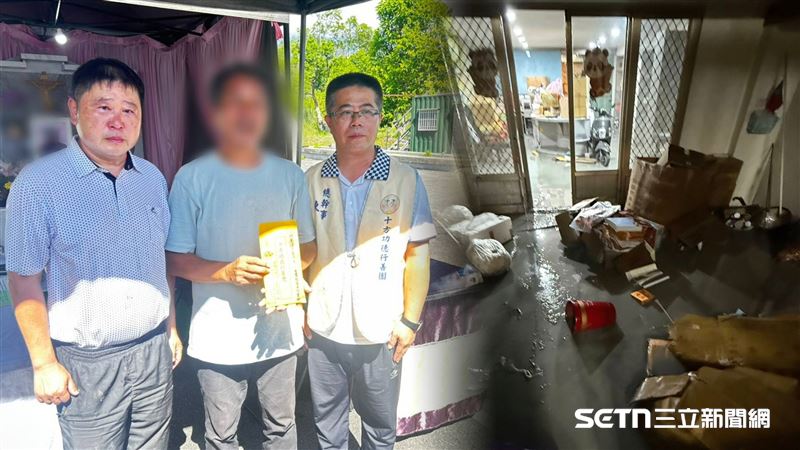 獨／連日衣褲都沾泥還落淚　他跨藍綠獲讚